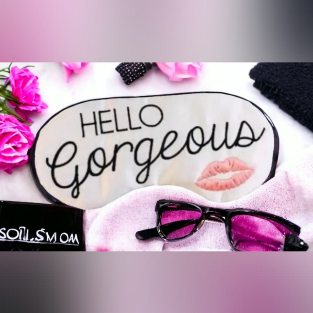 🌺 Cute, Girly, Fun, and Stylish: Sleepy Cottage Sleepy Satin Eye Masks/Covers